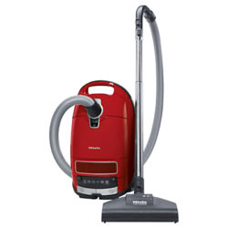 Miele S8320 Cat & Dog Premium Cylinder Vacuum Cleaner, Red